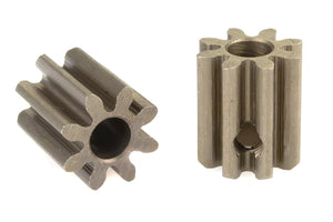 Corally 32 DP Pinion - Short - Hardened Steel - 8 Teeth - Shaft Dia. 3.17mm