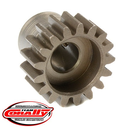 Corally 32 Pitch Pinion - Short - Hardened Steel - 17 Tooth - Shaft Dia. 5mm