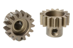Corally M1.0 Pinion, Short, Hardened Steel, 15 Teeth, Shaft Diameter 5mm