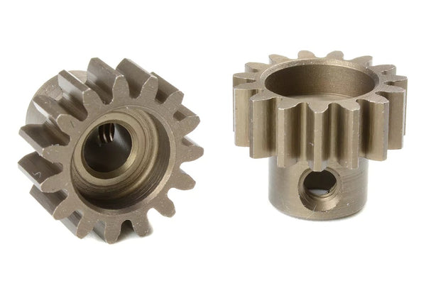 Corally M1.0 Pinion, Short, Hardened Steel, 15 Teeth, Shaft Diameter 5mm
