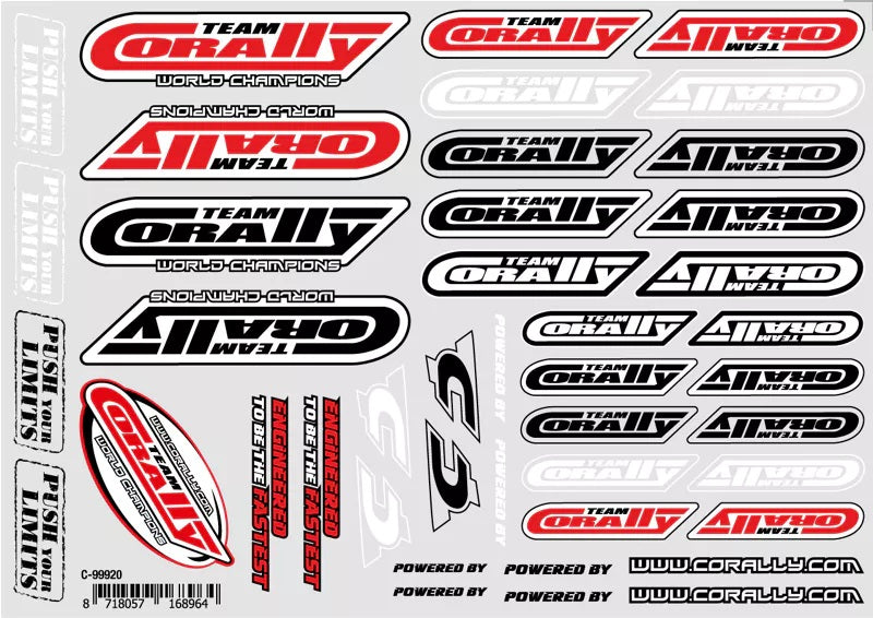 Sponser Sticker Sheet, Precut - 210x148mm - 1pc