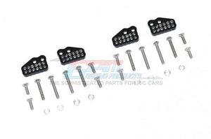 GPM Aluminum ALUMINUM FRONT & REAR SHOCK MOUNT Black Tamiya CC01