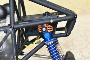 GPM Aluminum ALUMINUM FRONT & REAR SHOCK MOUNT Black Tamiya CC01
