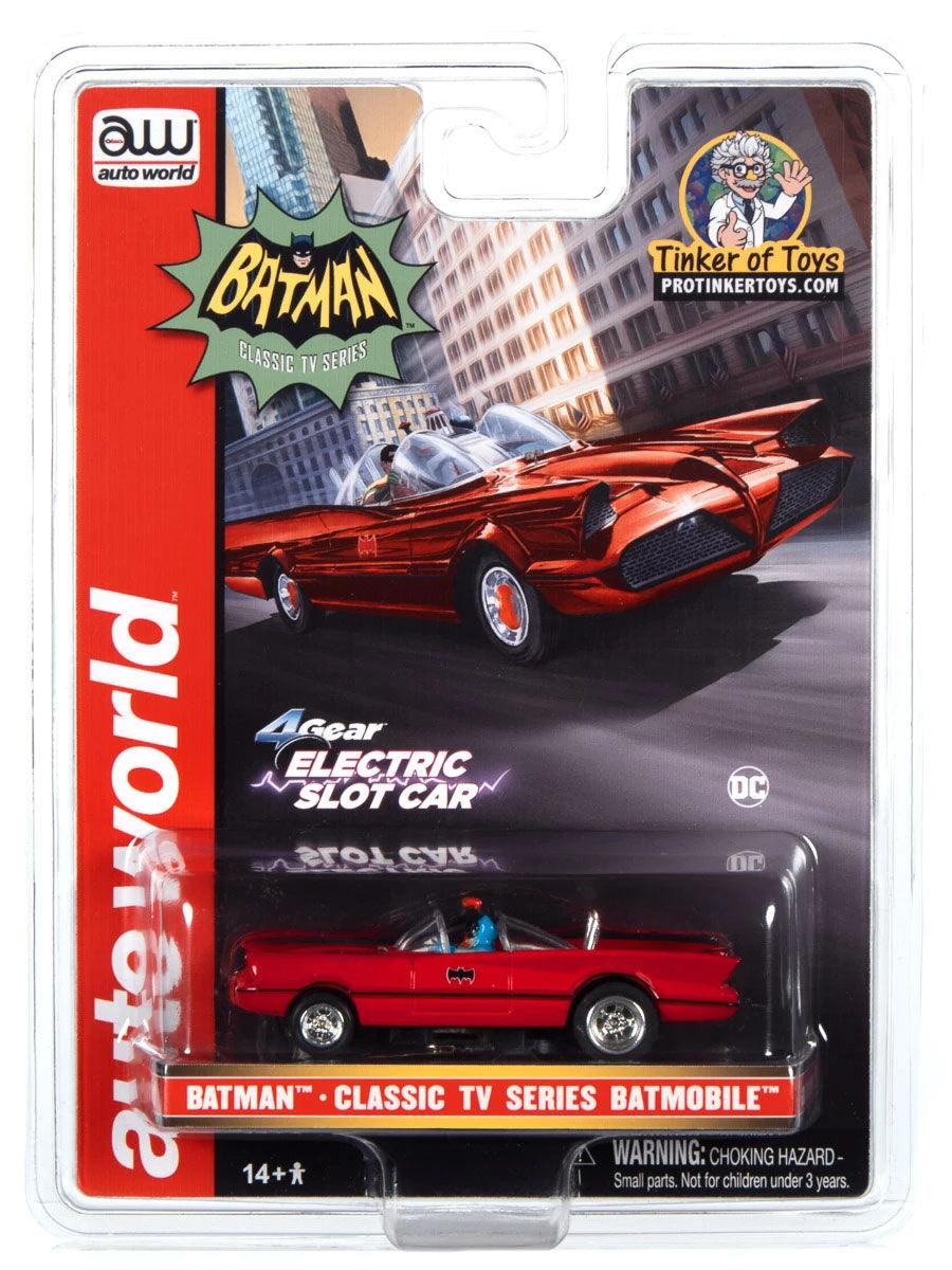 Auto World 1966 Red Batmobile Batman TV Series AFX HO Slot Car 4Gear Exclusive