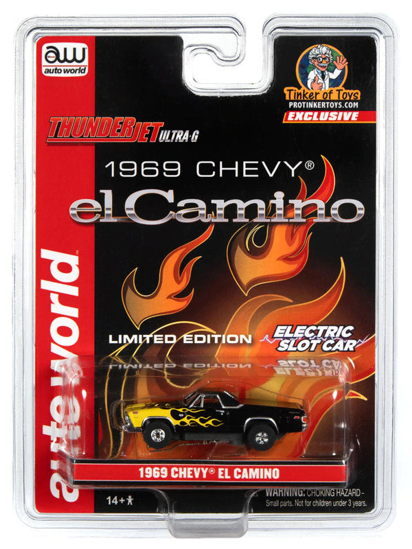 Auto World Exclusive Limited Edition 1969 Chevy  El Camino Thunderjet HO Slot Car