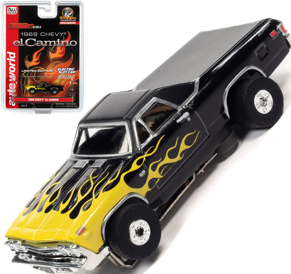 Auto World Exclusive Limited Edition 1969 Chevy  El Camino Thunderjet HO Slot Car