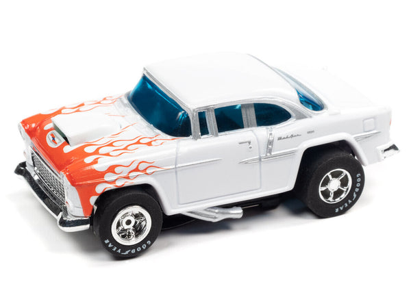 Auto World 1955 Chevy Bel Air Red Flames for AFX HO slot car Exclusive Limited