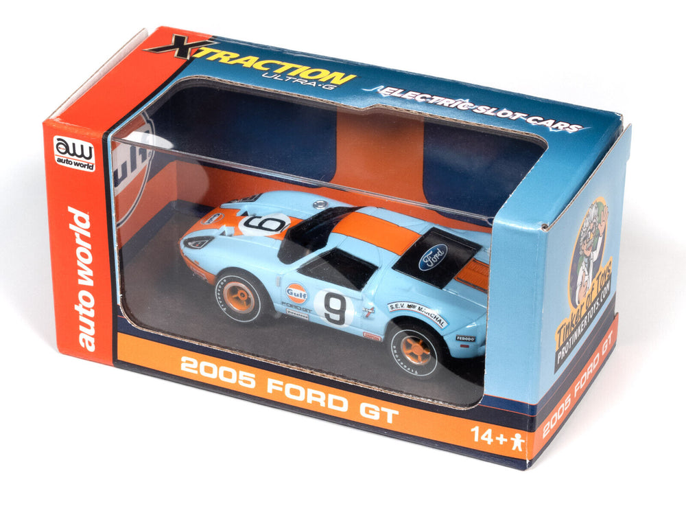 Auto World Ford GT Gulf #9 for AFX HO slot car Exclusive Limited Edition