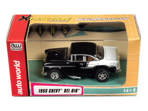 Auto World 1955 Chevy Bel Air Black 55' Exclusive HO slot car Limited Edition