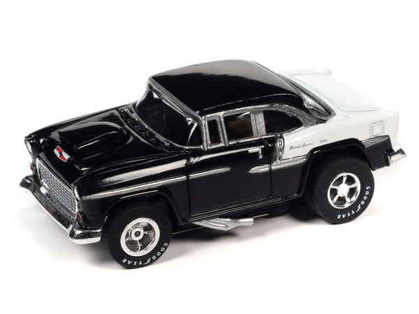 Auto World 1955 Chevy Bel Air Black 55' Exclusive HO slot car Limited Edition