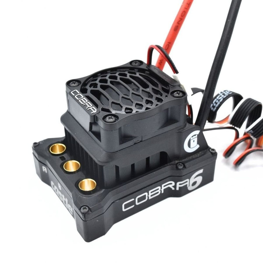 Castle Creations - Cobra 6, 33.6V, 8A Peak BEC ESC w/ 2028-800KV Sensored Motor