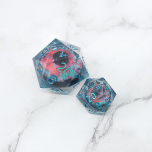 D20 Collective Cthulhu's Eye | Giant D20 Moving Eye DnD Dice | Acrylic RPG Gaming Dice
