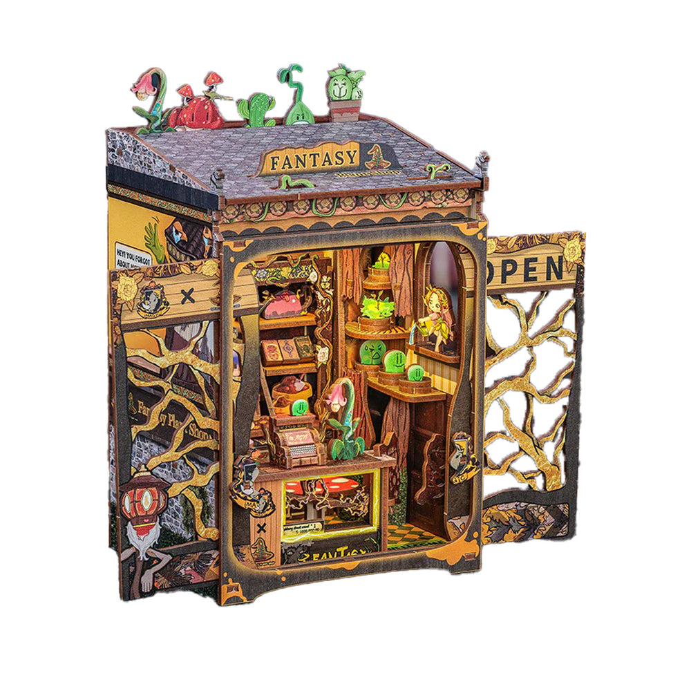 Cutebee Fantasy Plant Shop Book Nook