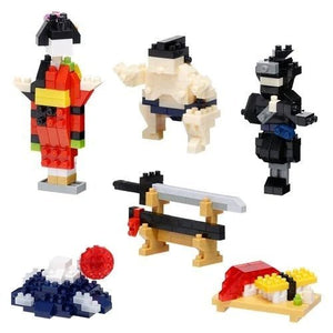 ToyShnip Culture Japan Series 1 Nanoblock Mininano Blind-Bag (1 Bag with 1 Figure)