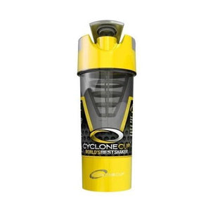 Cyclone Cup SmartShake 20oz Yellow Protein Pre-Workout Mixer Shaker BPA Free