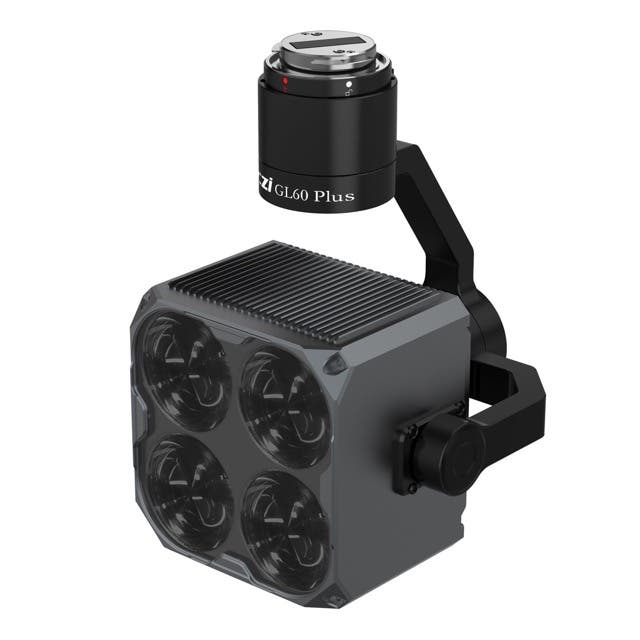 DSLRPros CZI GL60 Plus SDK Gimbal Spotlight for DJI M300/M350/M400 RTK — Lighting