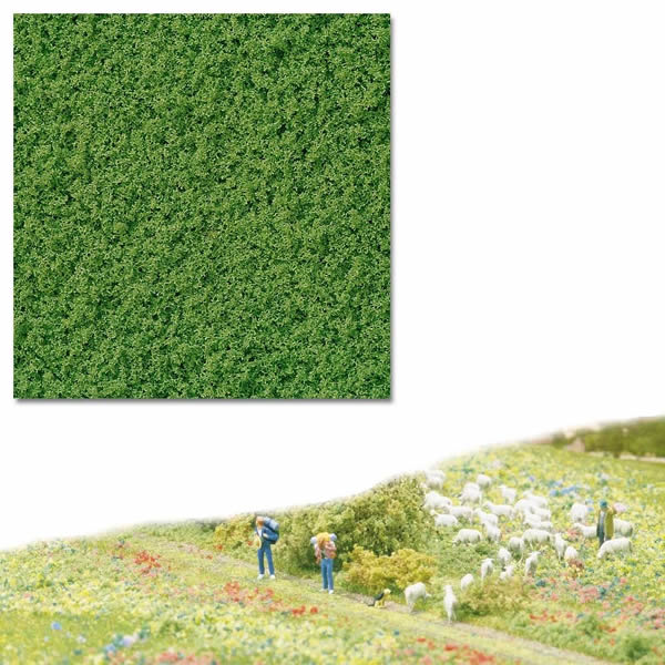 Black Forest® Hobby Supply Co Busch 7321 A Scale Micro-Flocking - 16.9oz 500mL -- Spring Green — All Scale Scenery > Busch