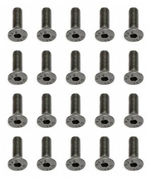 Associated 25202 M3 x 10mm Flat Head Hex Screw SC8 RC8B TC6 ProLite Rival MGT