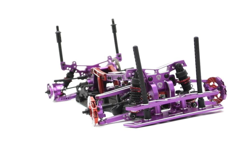 Powerhobby Aluminum Shock Spring Retainers Purple (4) MST 2.5 — RMX 2.5 Parts