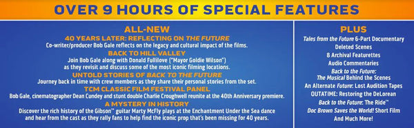 Back to the Future™ Back to the Future 40th Anniversary Trilogy (4K Ultra HD + Blu-ray™ + Digital Code) [2025]
