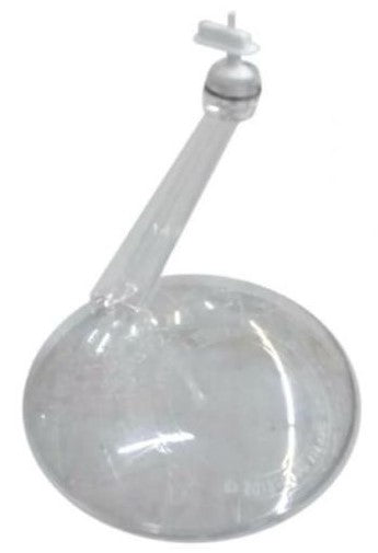 Black Forest® Hobby Supply Co Atlantis Models 1304 Clear Aircraft Swivel Display Stand w/Base 3-5/8" dia.(form — Sci-Fi &