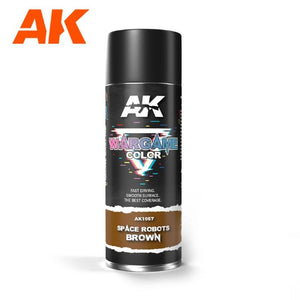 Black Forest® Hobby Supply Co AK Interactive 1057 Wargame Color: Space Robots Brown Paint 400ml Spray — Paints, Tools,