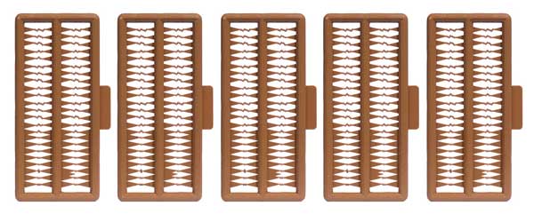 Black Forest® Hobby Supply Co Busch 7759 HO Scale Spruce Cones -- Molded Plastic pkg(230) — HO Scale Scenery > Busch