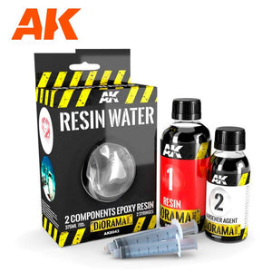 Black Forest® Hobby Supply Co AK Interactive 8043 Diorama Series: Water Effect 2-Component Epoxy Resin 375ml — Paints,