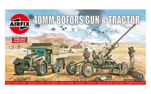 Airfix 2314 1/76 Bofors 40mm Gun & Tractor