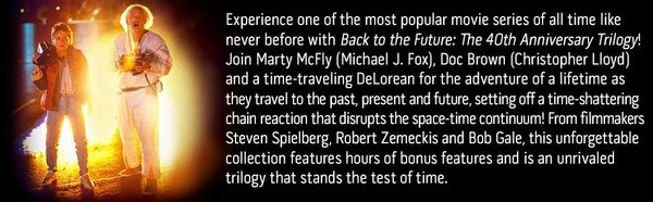 Back to the Future™ Back to the Future 40th Anniversary Trilogy (4K Ultra HD + Blu-ray™ + Digital Code) [2025]