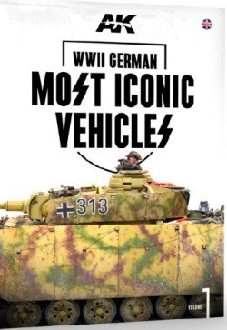 Black Forest® Hobby Supply Co AK Interactive 514 WWII German Most Iconic SS Vehicles Vol. 1 Book — Glues, Paints, Tools > AK