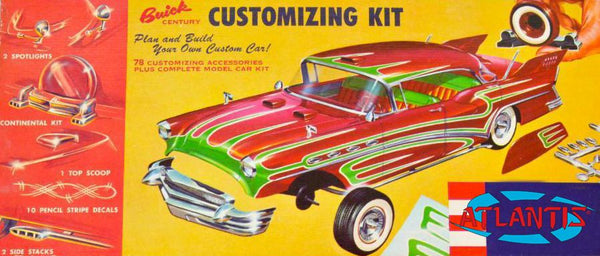 Black Forest® Hobby Supply Co Atlantis Models 1230 1/32 1956 Century Car Customizing Kit (formerly Revell) — Sci-Fi & Pop