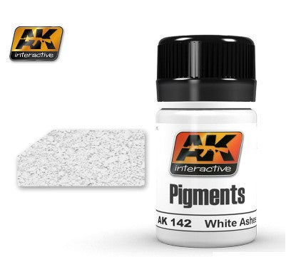 Black Forest® Hobby Supply Co AK Interactive 142 White Ashes Dry Pigment 35ml Bottle — Glues, Paints, Tools > AK Interactive