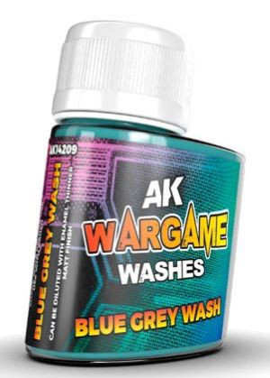 Black Forest® Hobby Supply Co AK Interactive 14209 Wargame: Blue Grey Wash Enamel 35ml Bottle — Paints, Tools, Supplies > AK