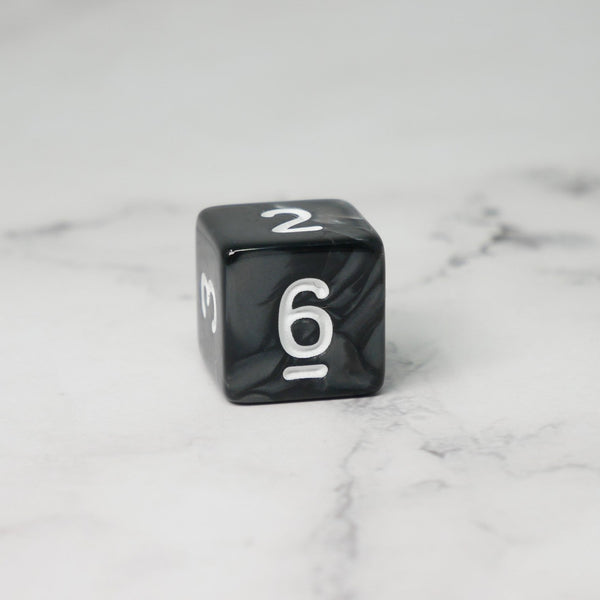 Dark Emulsion 10d6 - DnD Dice Set | Acrylic RPG Gaming Dice