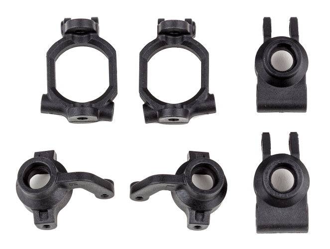 Associated 225818 Rival MT10 Caster and Steering Block Set