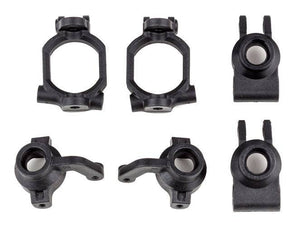 Associated 225818 Rival MT10 Caster and Steering Block Set