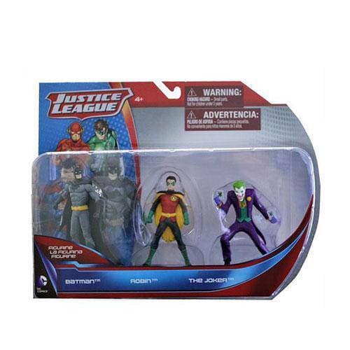 ToyShnip DC Comics: Justice League of America Action Figure 3-Pack - Batman, Robin, The Joker — Toys & Games