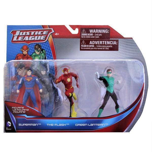 ToyShnip DC Comics: Justice League of America Action Figure 3-Pack - Superman, Flash, Green Lantern — Toys & Games