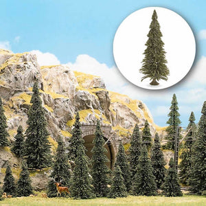 Busch - 6477 A Scale Trees -- Pine with Roots — All Scale Scenery > Busch