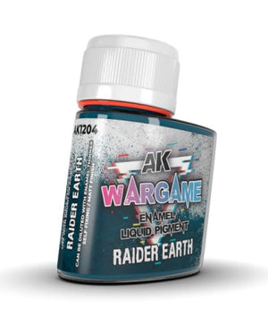 Black Forest® Hobby Supply Co AK Interactive 1204 Wargame: Raider Earth Liquid Pigment Enamel 35ml Bottle — Paints, Tools,