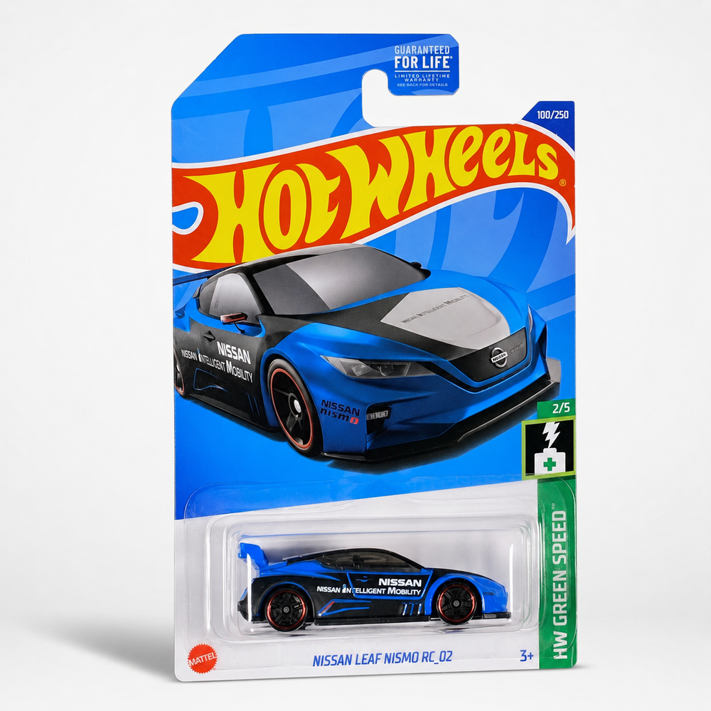 Hot Wheels Nissan Leaf Nismo RC_02 | Green Speed Series 2/5 - 100/250