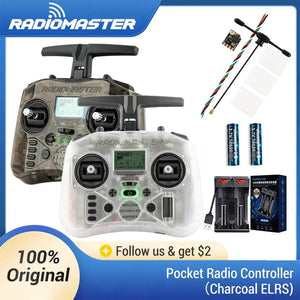 RADIOMASTER RC Pocket Radio Controller (M2) FPV Controller ELRS With RP1 Rx. image 0