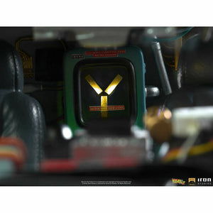 Iron Studios Back to the Future Part II DeLorean (Full Deluxe Version including Marty McFly and Doc Brown) 1:10 Scale Statues - Echo Six Hobbies