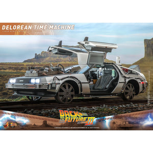 Hot Toys Back to the Future Part III 1:6 scale DeLorean Time Machine Collectible Vehicle [DROP SHIPS DIRECTLY FROM DISTRIBUTOR]