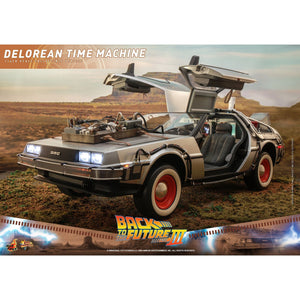Hot Toys Back to the Future Part III 1:6 scale DeLorean Time Machine Collectible Vehicle [DROP SHIPS DIRECTLY FROM DISTRIBUTOR]