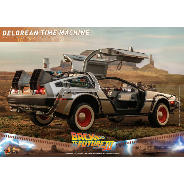 Hot Toys Back to the Future Part III 1:6 scale DeLorean Time Machine Collectible Vehicle [DROP SHIPS DIRECTLY FROM DISTRIBUTOR]