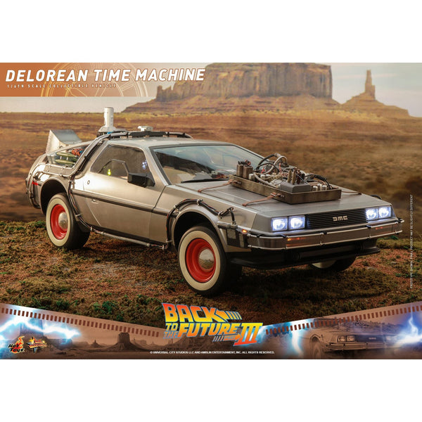 Hot Toys Back to the Future Part III 1:6 scale DeLorean Time Machine Collectible Vehicle [DROP SHIPS DIRECTLY FROM DISTRIBUTOR]