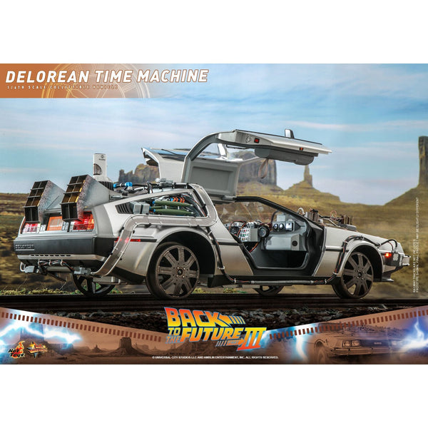 Hot Toys Back to the Future Part III 1:6 scale DeLorean Time Machine Collectible Vehicle [DROP SHIPS DIRECTLY FROM DISTRIBUTOR]