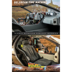 Hot Toys Back to the Future Part III 1:6 scale DeLorean Time Machine Collectible Vehicle [DROP SHIPS DIRECTLY FROM DISTRIBUTOR]